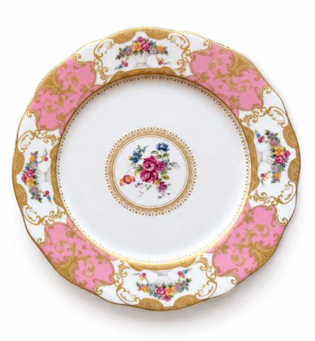 Rental store for Dinner Plate, 10  Vintage Floral, Pink in Charlottesville VA