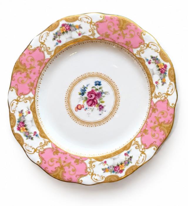 Rental store for Salad Dessert Plate, 8  Vintage, Pink in Charlottesville VA