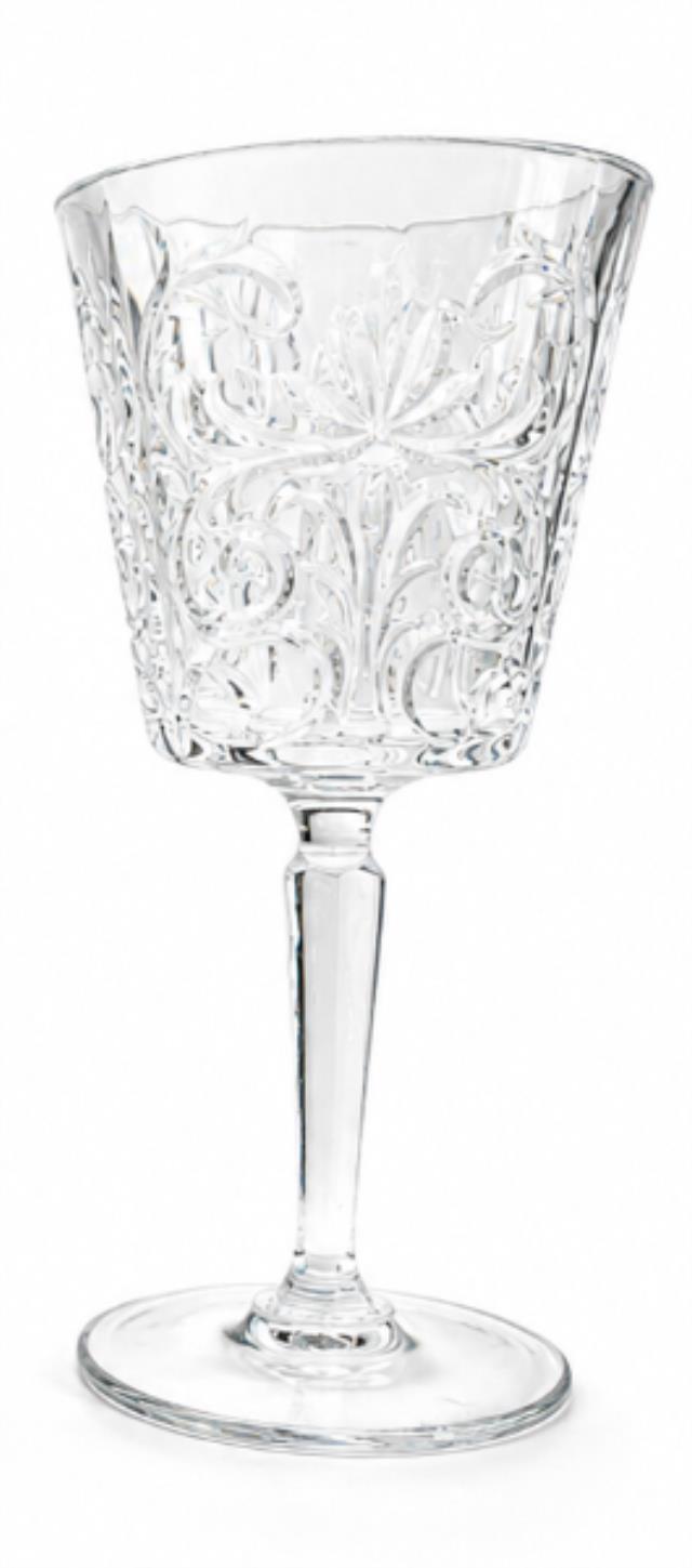 Rental store for Wine Glass 9.75oz, Tattoo, Cut Crystal in Charlottesville VA