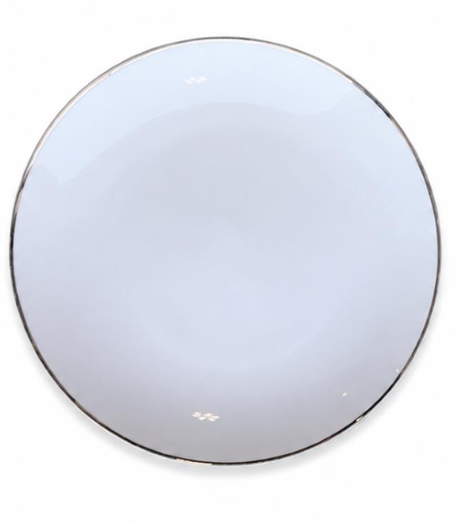 Rental store for Coupe Dinner Plate, White Gold 10.5 in Charlottesville VA