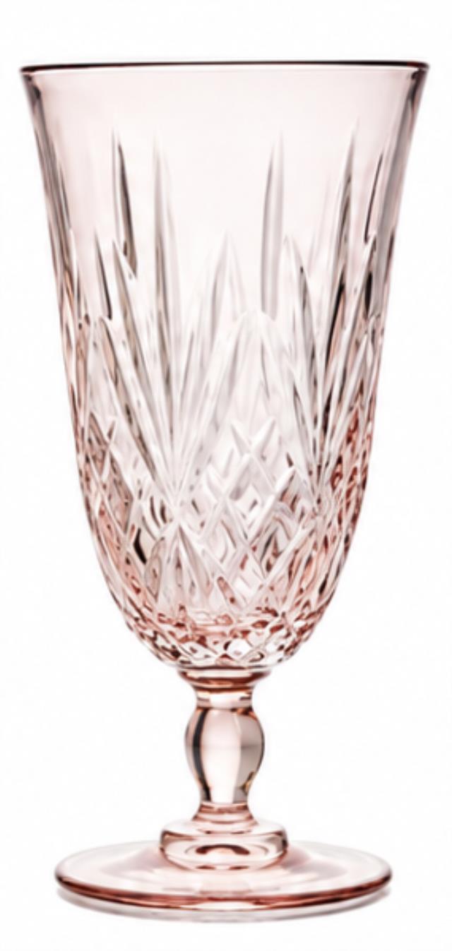 Rental store for Water Goblet, Melodia, Cut Crystal Blush in Charlottesville VA