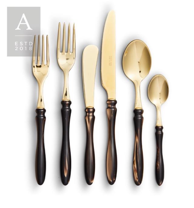 Rental store for Elba Tigers Eye Flatware  stainless in Charlottesville VA