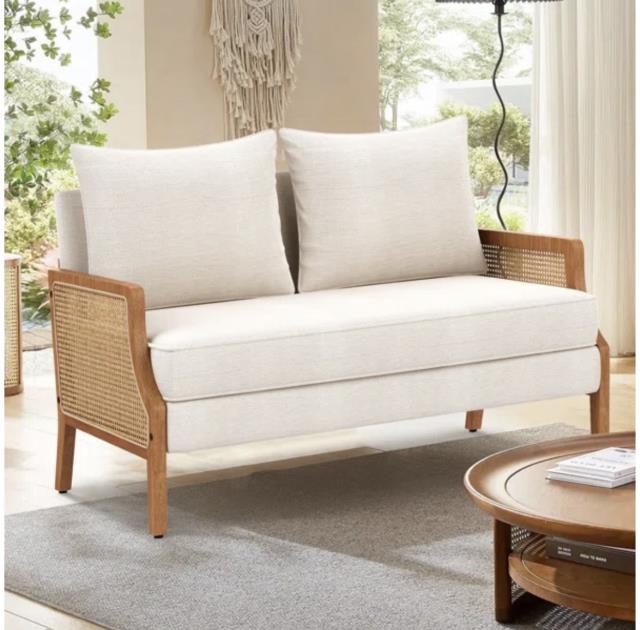 Rental store for Loveseat, Rattan, Pillow Back in Charlottesville VA