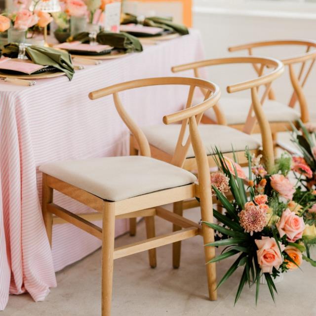 Rental store for Wishbone Chair, Natural Btq in Charlottesville VA