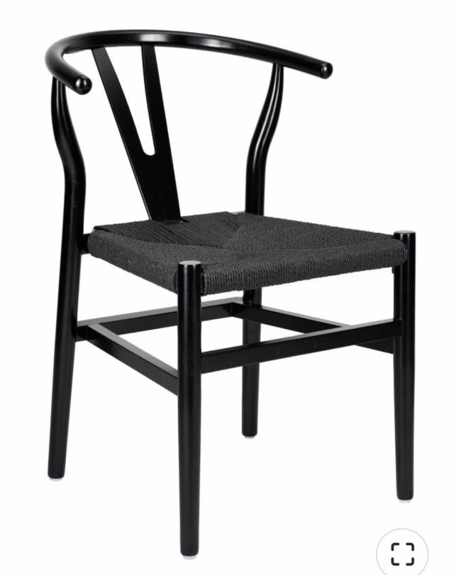 Rental store for Wishbone Chair, Black Btq in Charlottesville VA