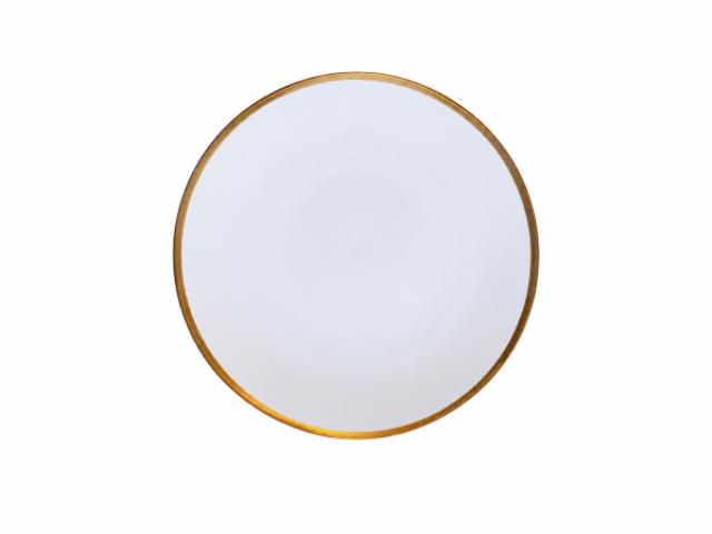 Rental store for Heirloom Linen Gold Rim Pattern in Charlottesville VA
